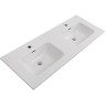 База под раковину BELBAGNO ETNA-1200-4C-SO-2-BL подвесная с четырьмя выкатными ящиками для раковины с двумя чашами, Bianco Lucido, 1202x462x500